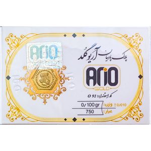 سکه طلا پارسیان آریو گلد 100 سوت 18عیار